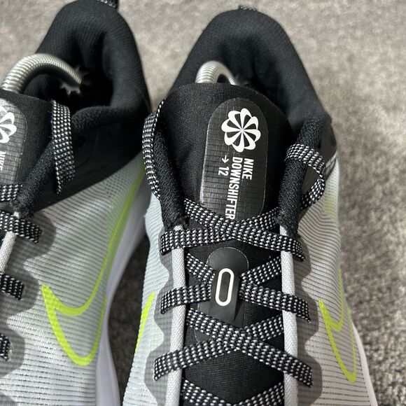 Nike Downshifter 12 DD9293-011 Women’s Size 11 Wolf Grey Volt Running Shoes Used - Picture 4 of 13